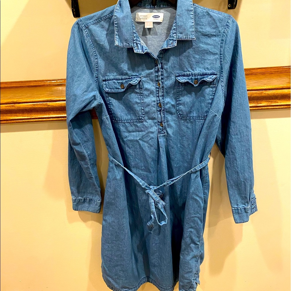 3 for $15 - Old Navy Chambray Maternity Dress